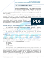 Aula 16 - Centralização, Descentralização e Desconcentração PDF