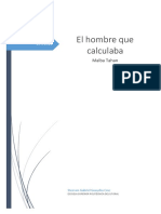 Ensayo El Hombre Que Calculaba Malba Tahan