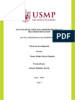 Facultad de Ciencias Administrativas Y Recursos Humanos: Escuela Profesional de Administracion