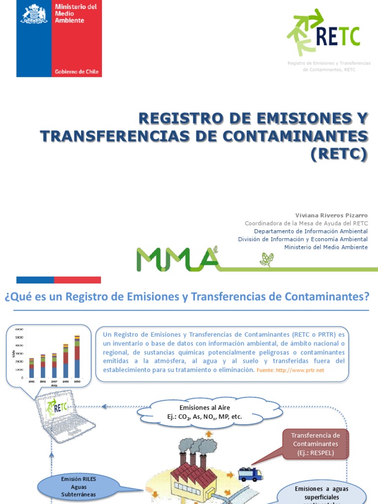 Presentación RETC | PDF | Contaminación | Chile