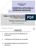 Tema 2 Distribución de Frecuencias