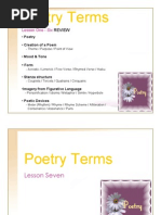 Poetry Vocabulary Part 7