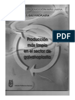 Guía de Producción Más Limpia. Galvanoplastia