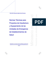 Normas técnicas para proyectos de arquitectura y equipamiento de unidaes de emergencia de establecimientos de salud.pdf