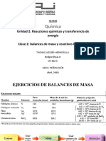 Unidad 2 - Modulo 2 - Ecuaciones y Reactivos Limitantes