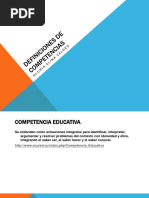 definiciones de competencias