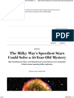 The Milky Way's Speediest Stars Could Solve a 50-Year-Old Mystery - Scientific American.pdf