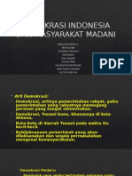 Demokrasi Indonesia Dan Masyarakat Madani