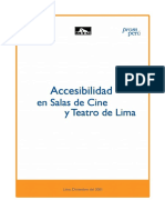 Accesibilidad de Salas de Cine y Teatro