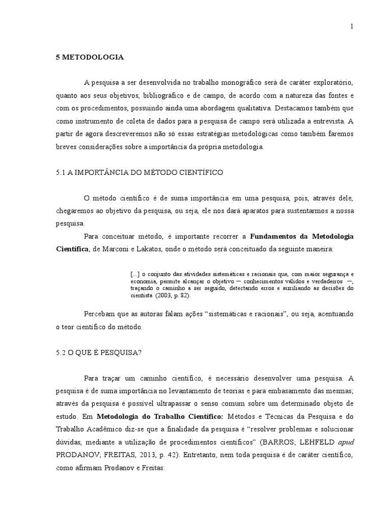 Modelo de Metodologia | PDF | Metodología | Science