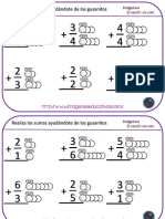 SUMAS y RESTAS GUSANITOS PDF