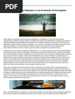 Institutogamaliel.com-A Consequência Da Rejeição Ou Da Aceitação Do Evangelho