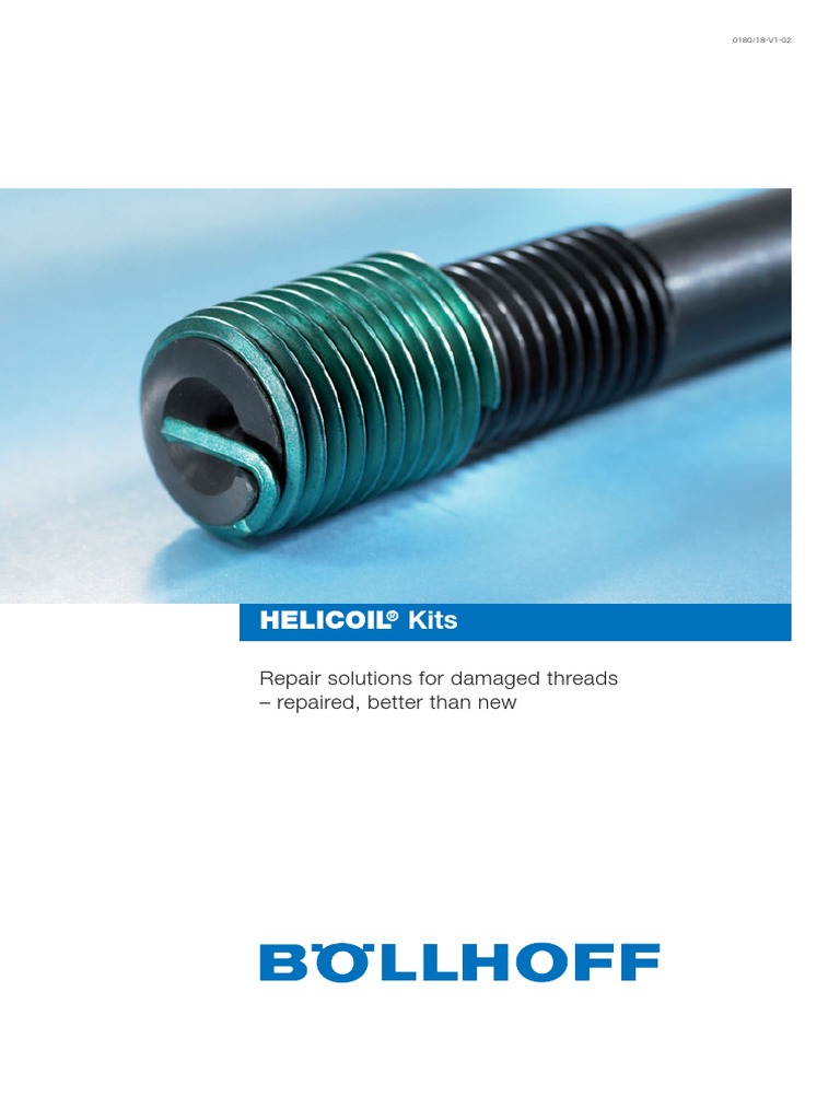 HELICOIL Kits Repair Solutions en 0180 PDF Screw Strength Of