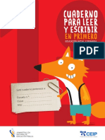 Cuaderno para Leer y Escribir en Primero para El Alumno PDF