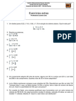 Exercícios Extras 7° Ano - Sistema