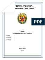 Alumno PNP Carlos Mauricio Diaz