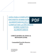 Instrucciones Del Llenado de Encuesta - 16042018