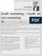 Audit Marketing: L'audit Du Mix-Marketing: Tarik Zghinou