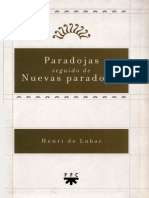 Lubac Henry de - Paradojas Seguido de Nuevas Paradojas PDF