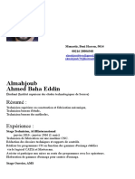 Almahjoub Ahmed Baha Eddin: Résumé