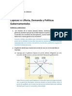 Oferta Demanda Políticas Gubernamentales