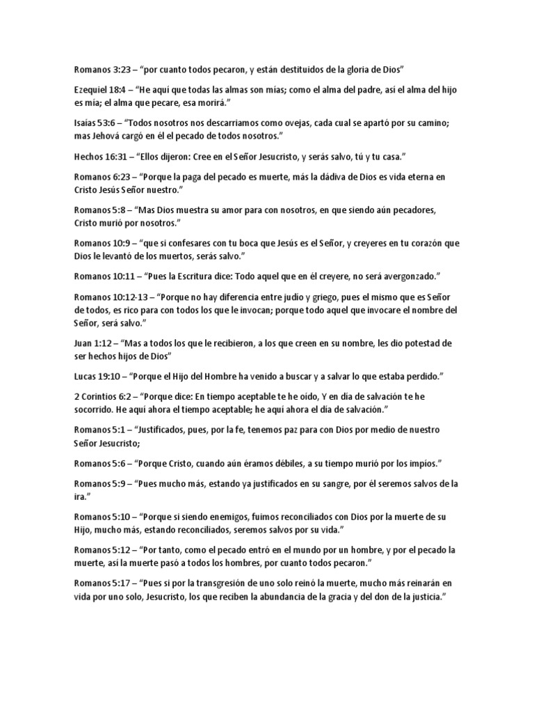 Explicación de Romanos 3:23 | PDF | Gracia en el cristianismo | Salvación