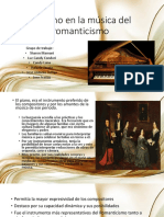 El Piano en La Música Del Romanticismo
