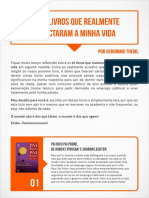 Os 10 Livros Que Realmente Impactaram A Minha Vida Por Geronimo Theml PDF