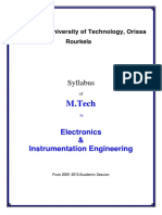 Bput Mtech Eie 2010