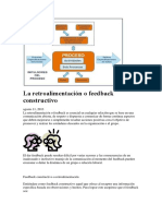 La Retroalimentación o Feedback Constructivo