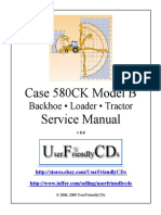 Case 580CK Model B Service Manual
