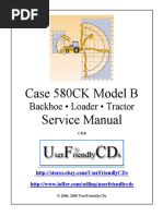 Case 580CK Model B Service Manual