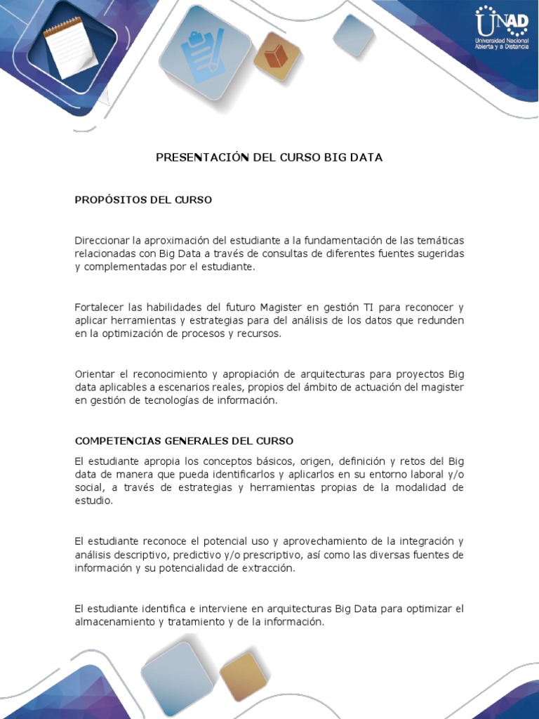 Curso de Big Data y Análisis de Datos | PDF | Big Data | Apache Hadoop