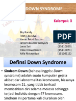 Down Syndrome: Kelompok 3