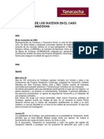 Cronología Caso Combayo Yanacocha PDF