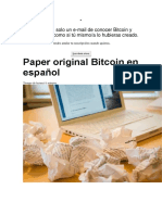 Paper Original Bitcoin en Español