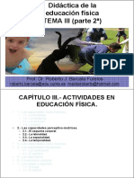 Didáctica de La Educación Física TEMA III (Parte 2 )