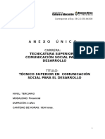 Plan Estudios Comunicación Social Para El Desarrollo