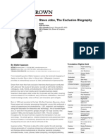 Steve Jobs, The Exclusive Biography