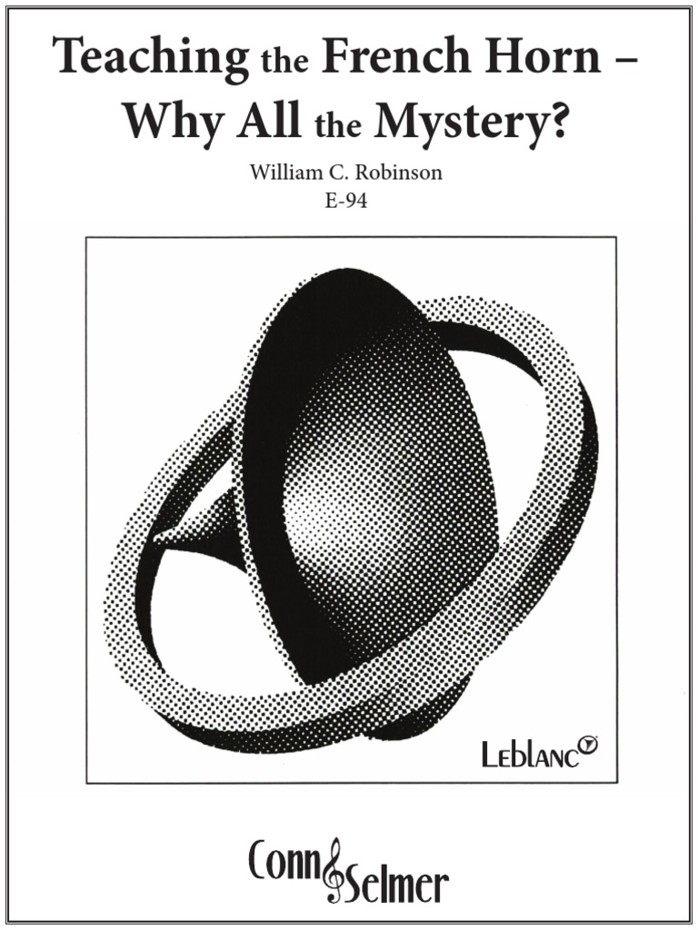 Pedagogy 2 PDF French Horn Breathing