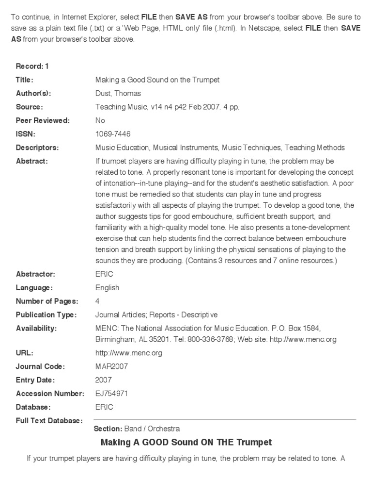 Trumpet Pedagogy 3 PDF Trumpet Pitch (Music)