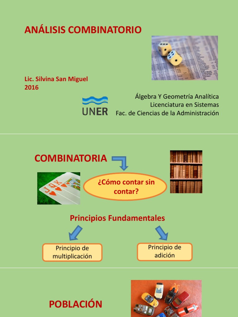 Introducción al Análisis Combinatorio | PDF | Combinatoria ...