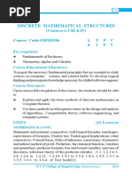 Discrete Mathematical Structures