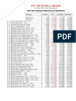 DAFTAR HARGA BANGUNAN