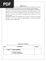 Table of Content: S.no. Content Page No. 1 Chapter 1: Project Definition