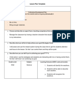 lesson plan - weather