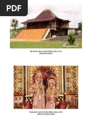 71+ Gambar Rumah Adat Sumatera Selatan HD