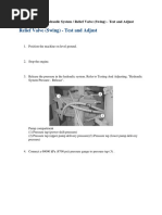 320B Excavator Hydraulic System