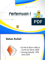 Pertemuan I - PPN