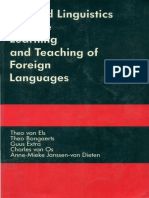 119 Applied Linguistics and The Learning and Teaching of Foreign Languages